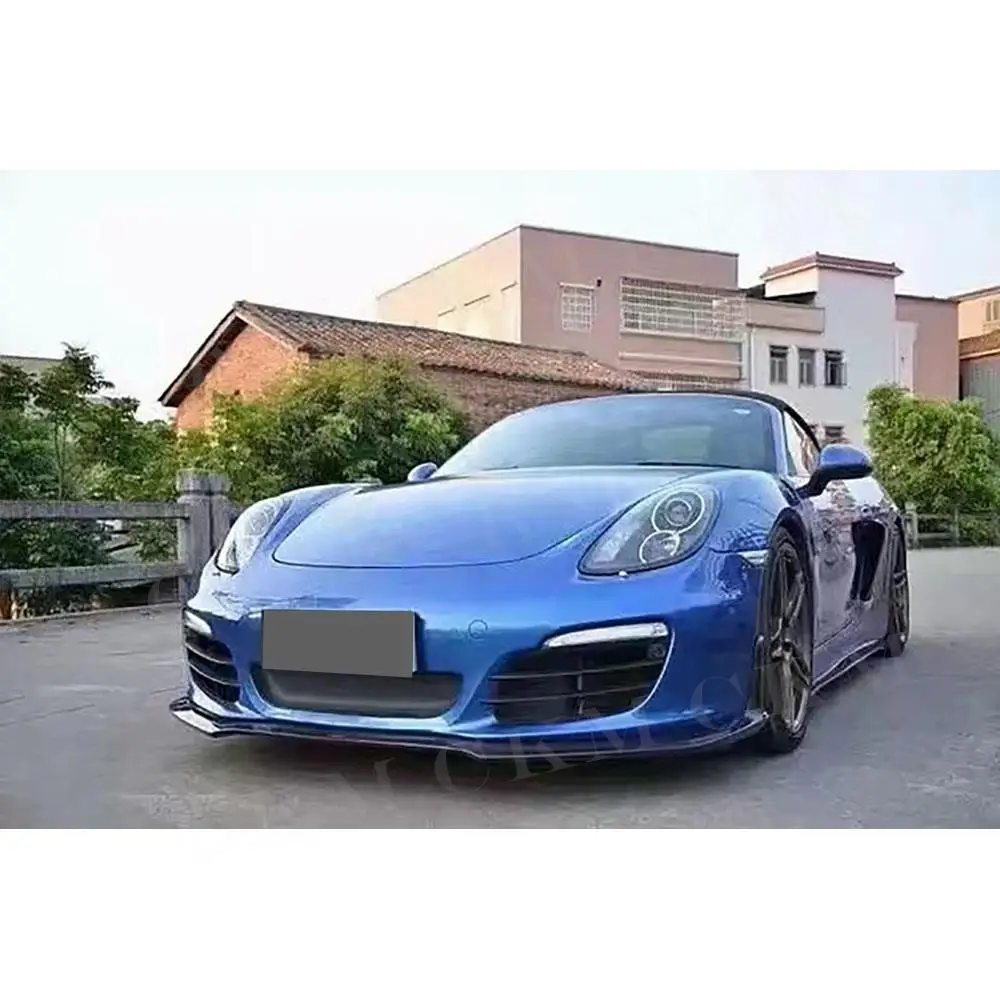 Боковые юбки из углеродного волокна удлинитель для Porsche 981 Boxster Cayman 2013 2014 2015