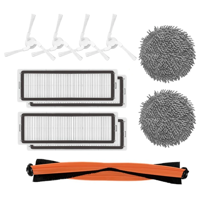 

11Pcs Main Side Brush Mop Cloth Filter For Xiaomi Mijia Pro STYTJ06ZHM Self-Cleaning Robot Vacuum Cleaner Accessories