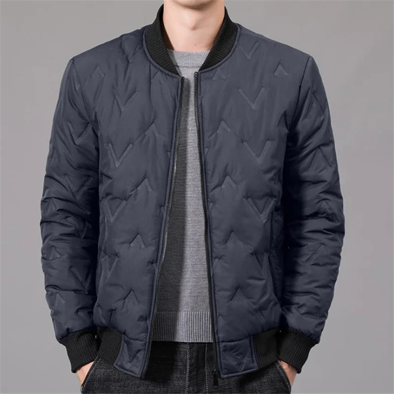 Новая теплая Толстая Мужская парка зимняя повседневная мужская верхняя одежда