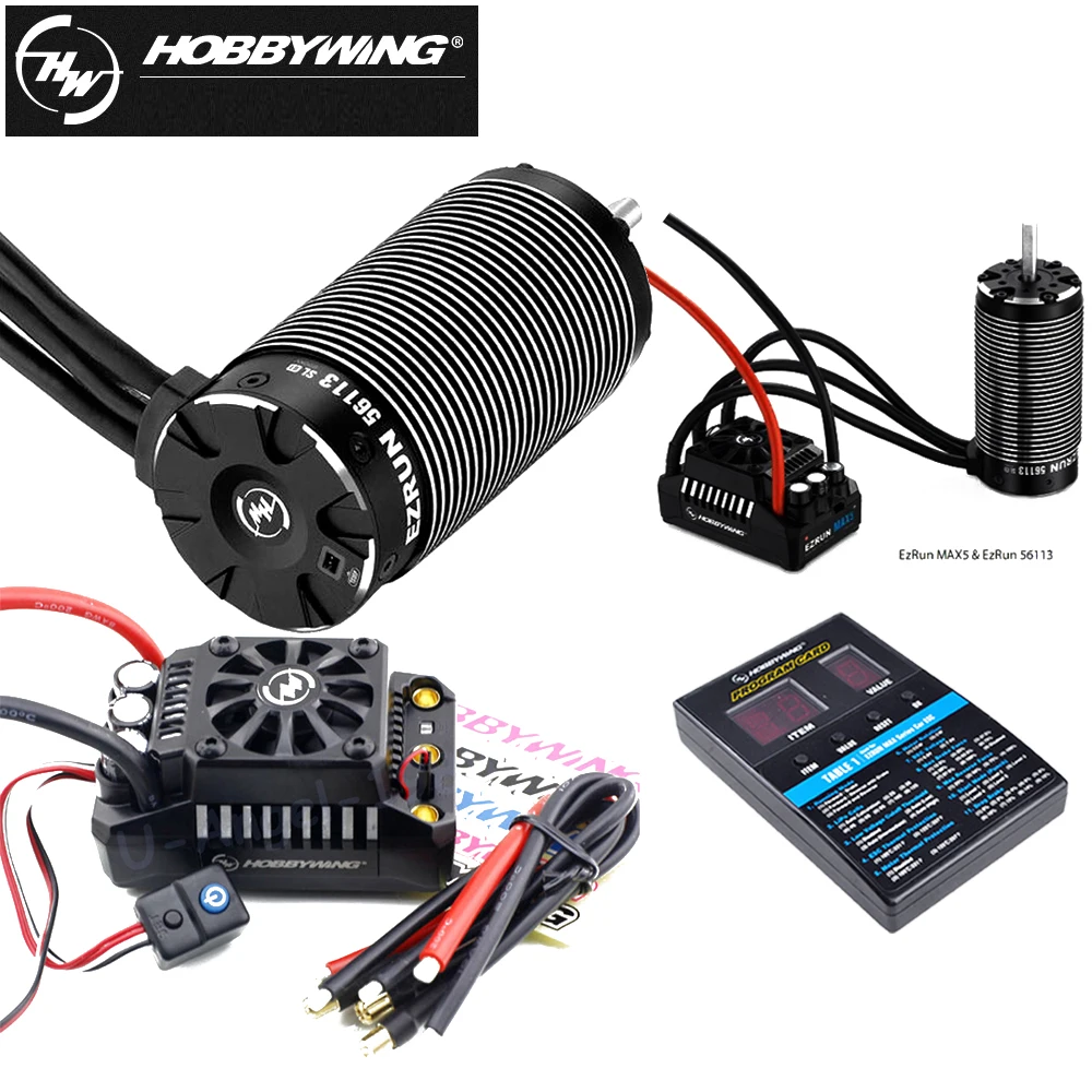 HobbyWing EzRun MAX5 V3 200A бесщеточный водонепроницаемый ESC с 56113 SL 800KV 4Polo для RC 1:5 HPI BAJACar