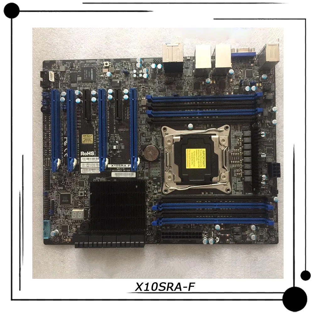 

X10SRA-F Workstation ATX Motherboard For Supermicro LGA 2011 Supports E5-2600 v4/ v3 E5-1600 v4/v3 Core i7 100% Tested Fast Ship