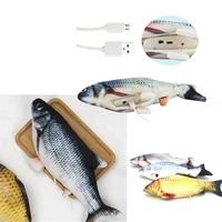 cat usb charger toy fish interactive electric floppy fish cat toy realistic pet cat biting toy pet supplies cat and dog toys