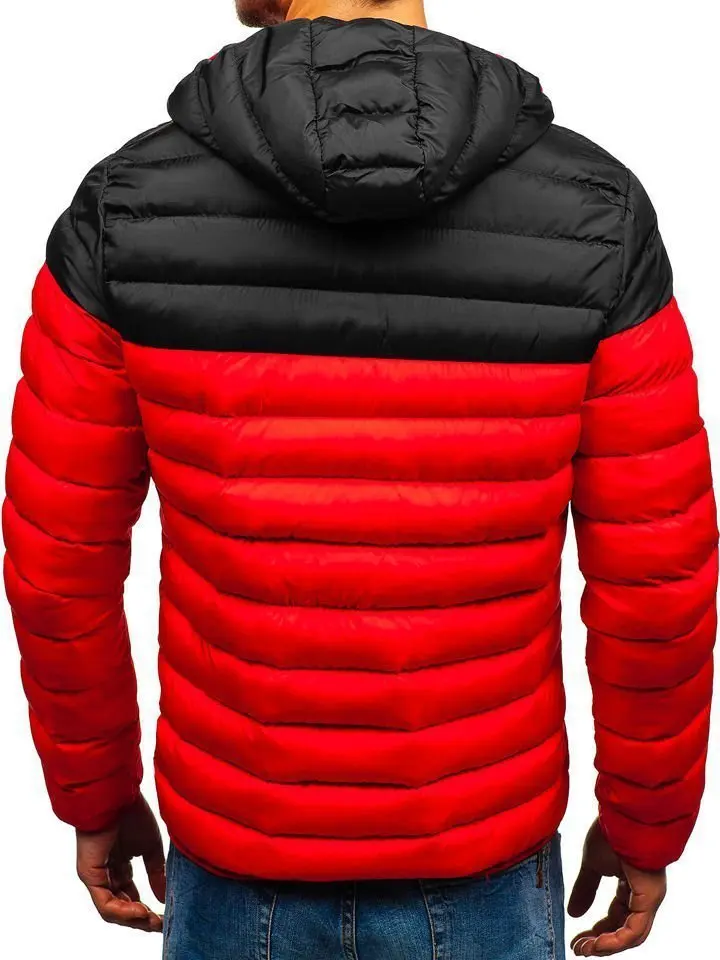 Men Hooded jacket 2023 winter new Euro-US Male thickened warm Coat Fashion Casual Parkas for man Asian size