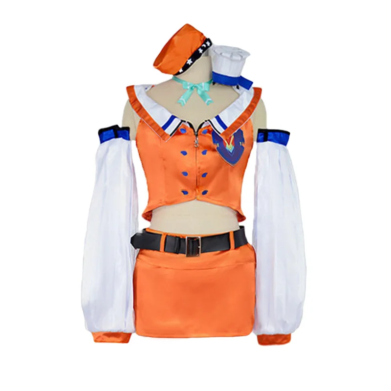 Аниме Youtuber VTuber Takanashi Kiara Косплей Костюм Hololive EN Tenchou Kusotori Ежедневная Юбка Женский