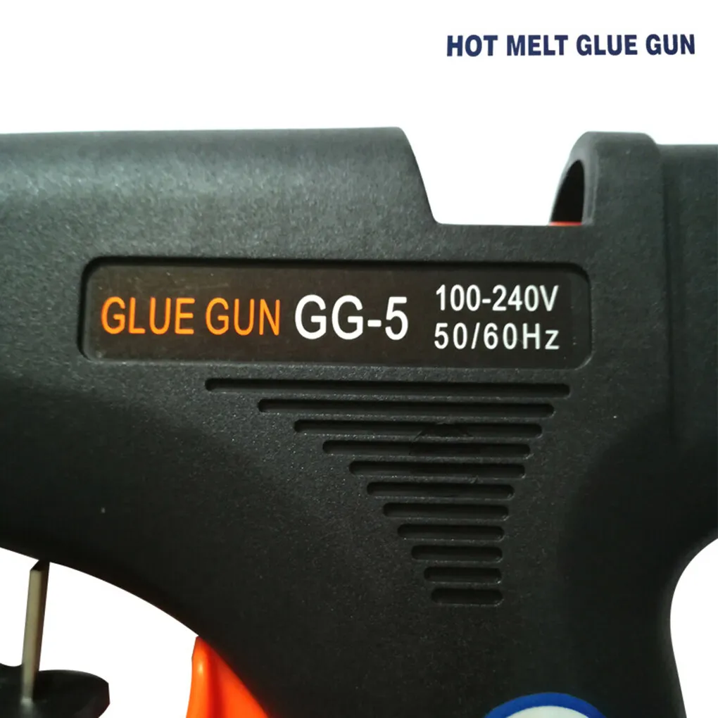

100W Hot Glue Tool High Temp Hot Melt Glue Heating Tool with 50pcs Glue Sticks for DIY Projects - US Plug