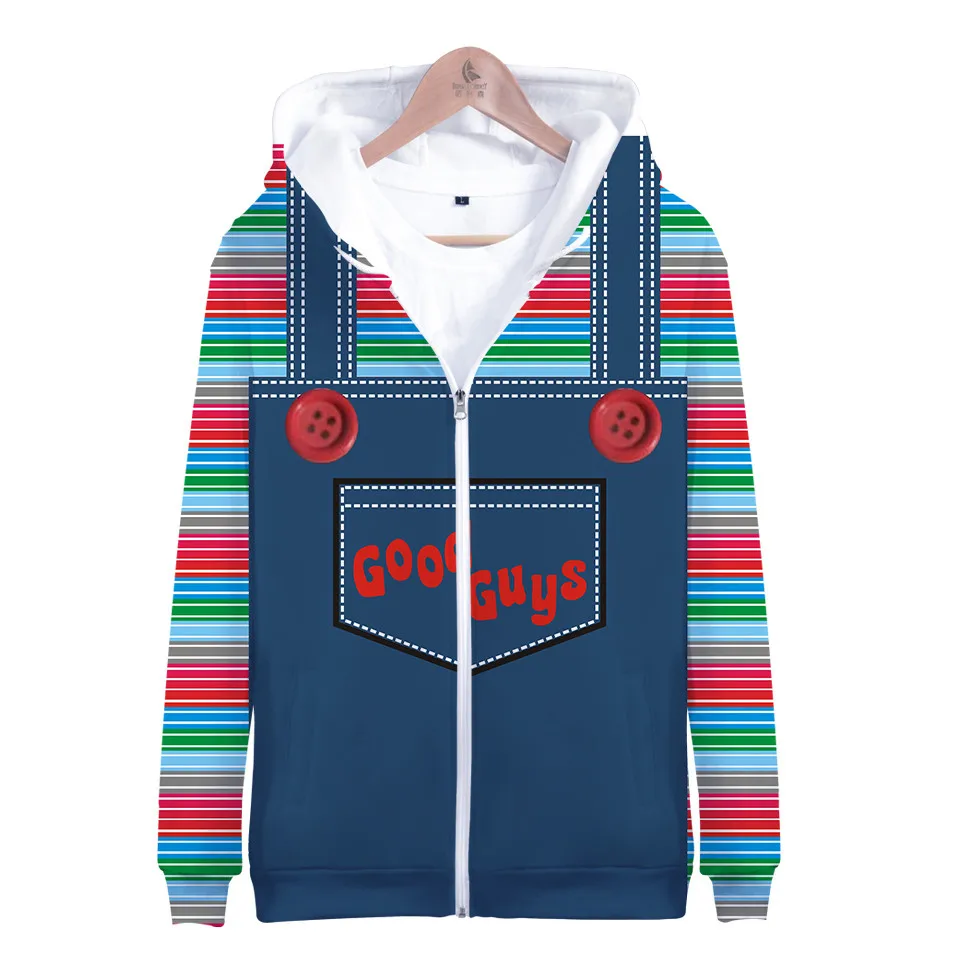 Злые хорошие игрушки для парней 3D толстовки мужчин и женщин ужасы Чаки толстовка