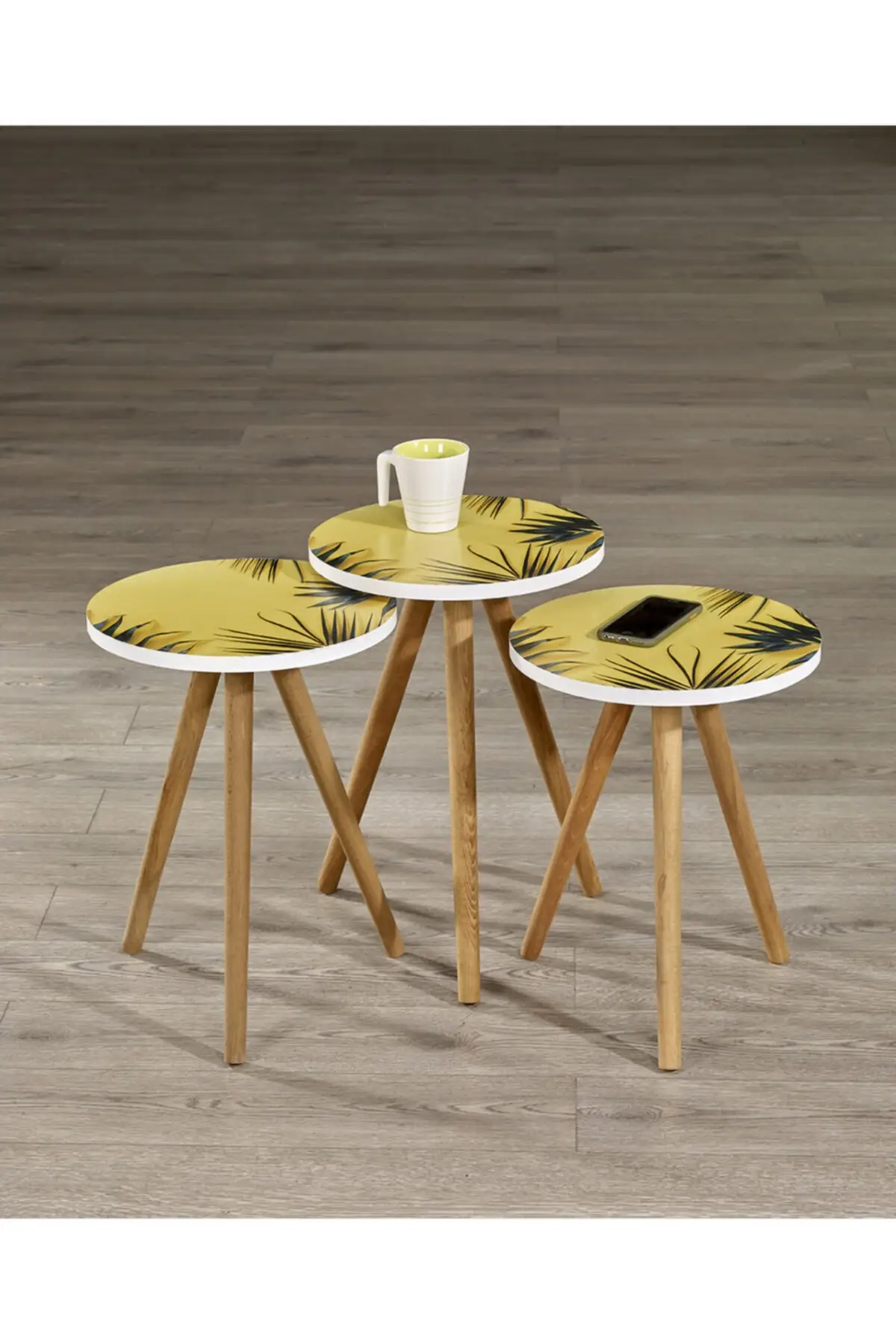 

Modern Colorful 3'l Zigon coffee table Yellow Leaf Tree coffee tables table basse furniture living room table
