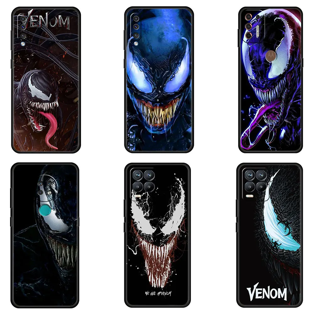Чехол для телефона Marvel Samsung Galaxy A50 A70 A40 M31 Oppo Realme 6 7 8 pro c21 c3 силиконовый чехол с Веном