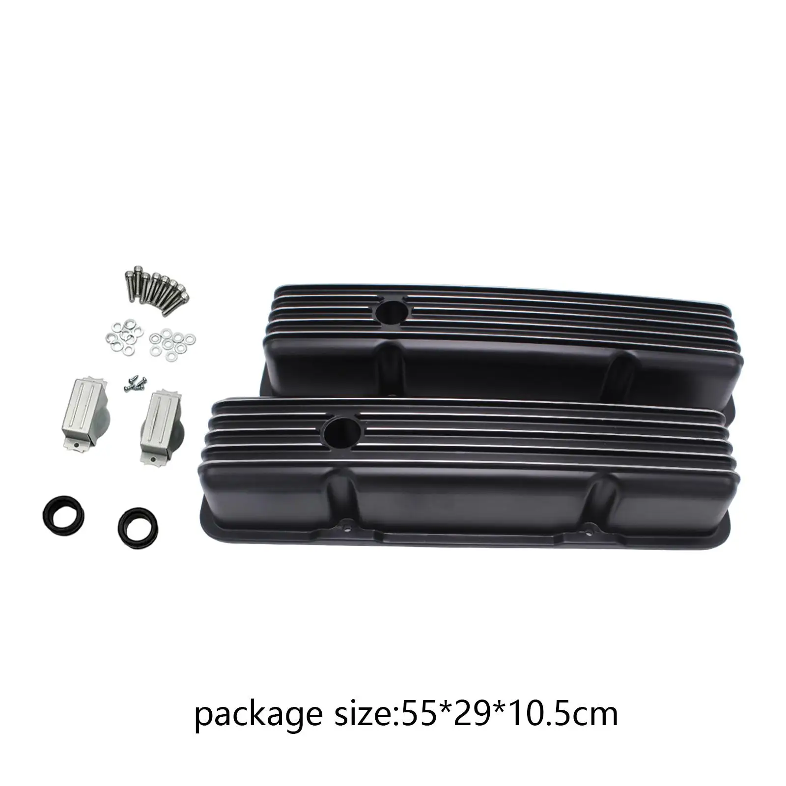 Finned Tall Valve Cover Directly Replace for Chevy Sbc Auto Accessories