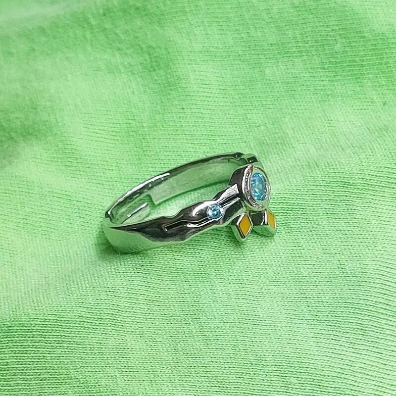 Cos Game Life Ring Zero Xiobidora Binary Anime Peripheral Silver Accessories
