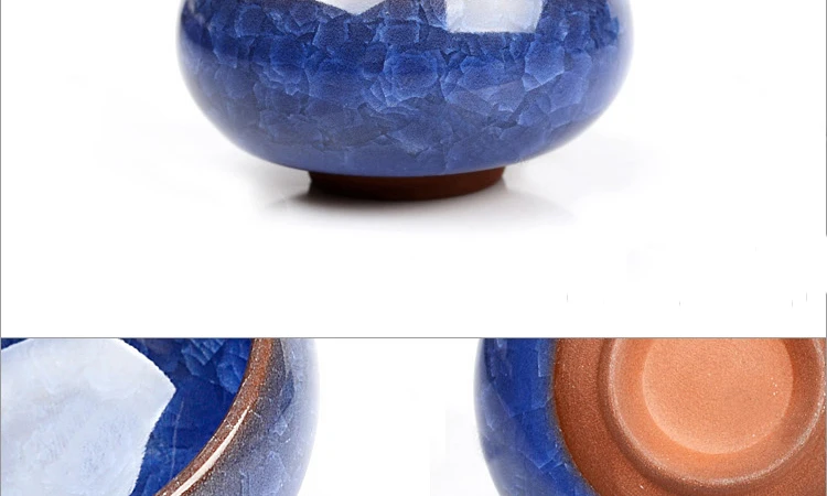 Акция! Набор чайных чашек кунг-фу 6 шт. глазурованная трещиночка 30 мл дорожная