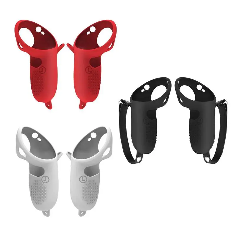 

Аксессуары для виртуальной реальности, силиконовый чехол, портативный противоударный защитный чехол для контроллера Oculus Pro, регулируемый р...