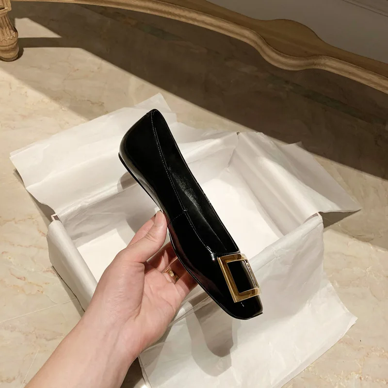 Unique genuine leather women shoes designer mixed color moccasins casual flat shoes cover women's feet apartments