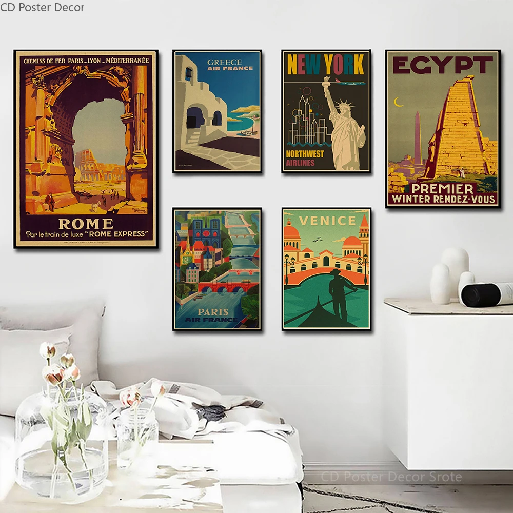 Постер для путешествий