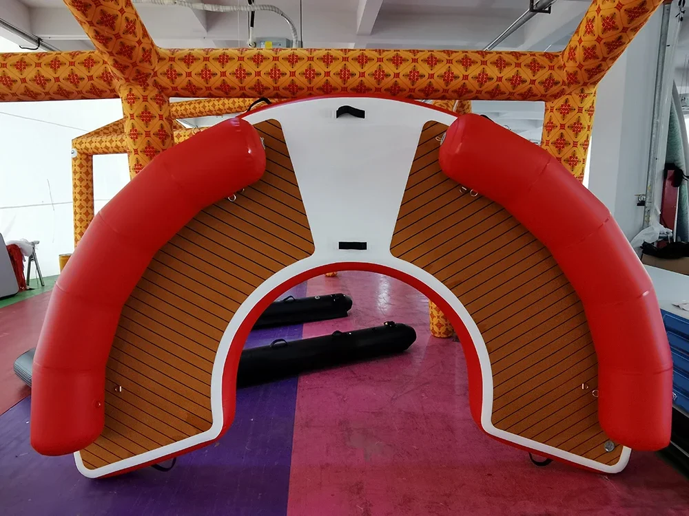 Плавающая платформа Островная водная надувная док-станция Поплавки