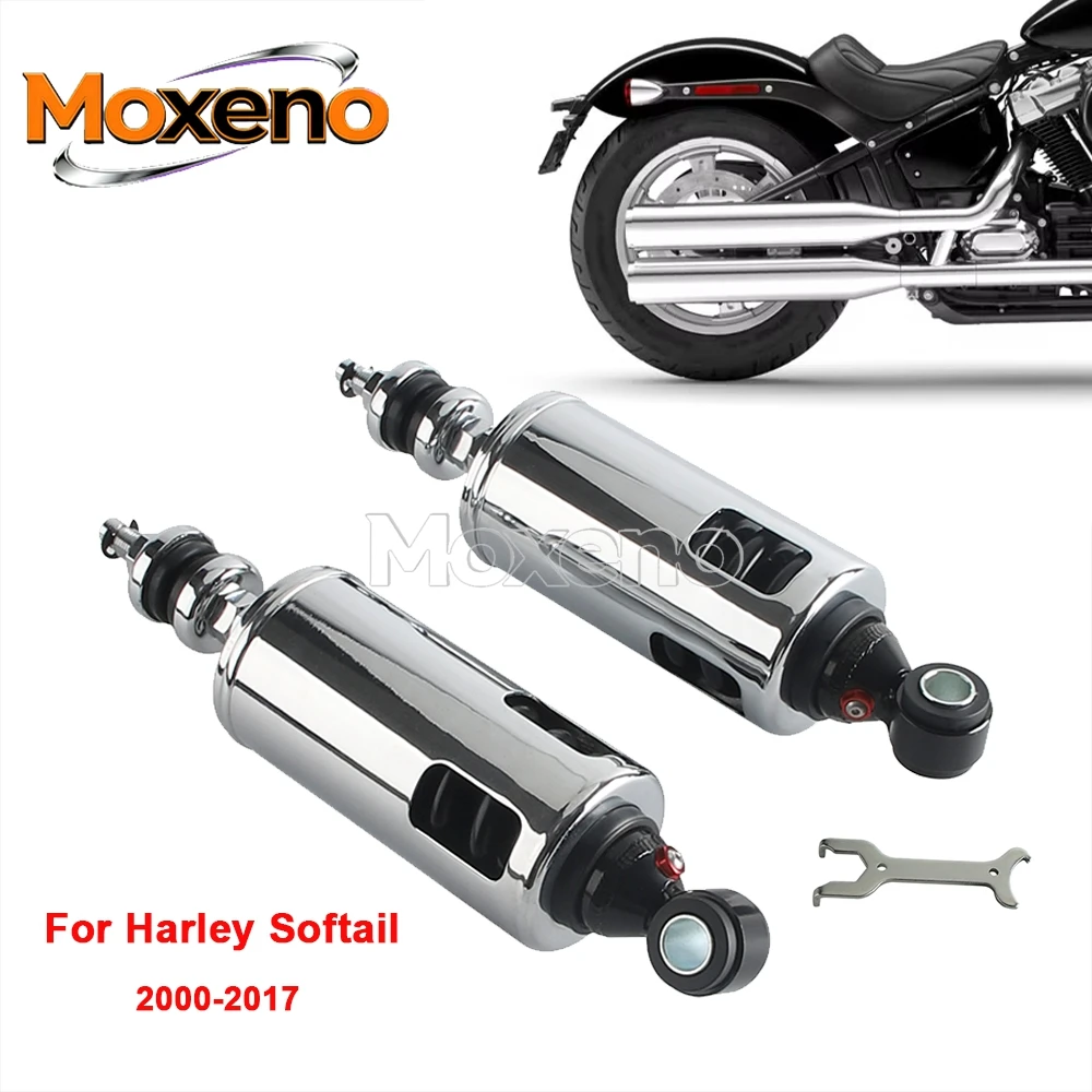 Фото Амортизатор задней подвески для мотоциклов Harley Softail 2000-2017 FXST FLSTC FXSTC FXSTD FLSTS FLS FXLS FXSB FXSBSE №2