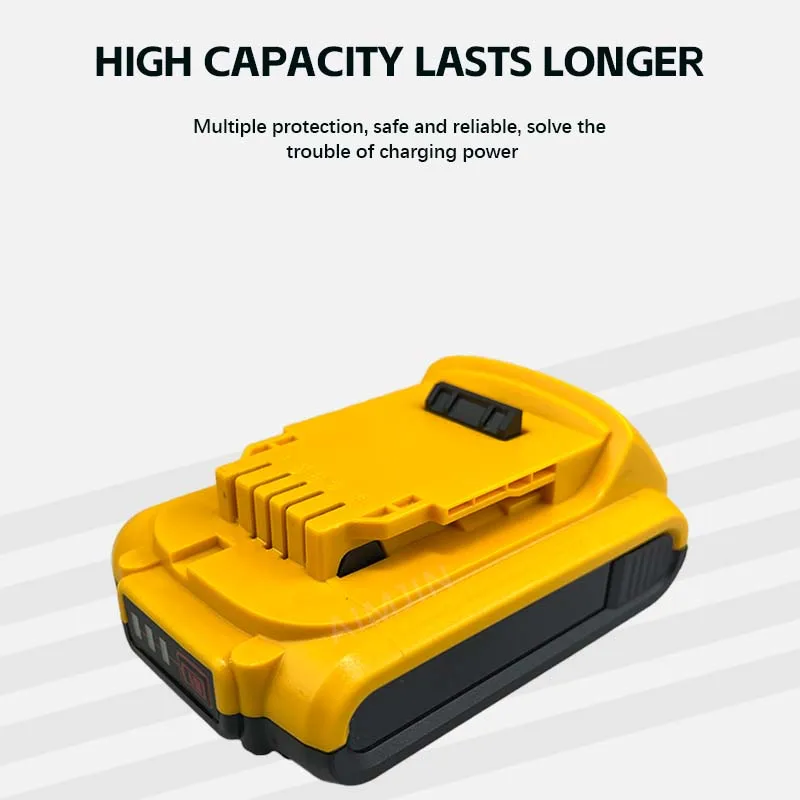 

Suitable For Dewei Electric Tools 20V 4.0Ah MAX XR DCB205 DCD74 DCB201 DCG412 DCD740 DCB203 Charging and Battery Replacement