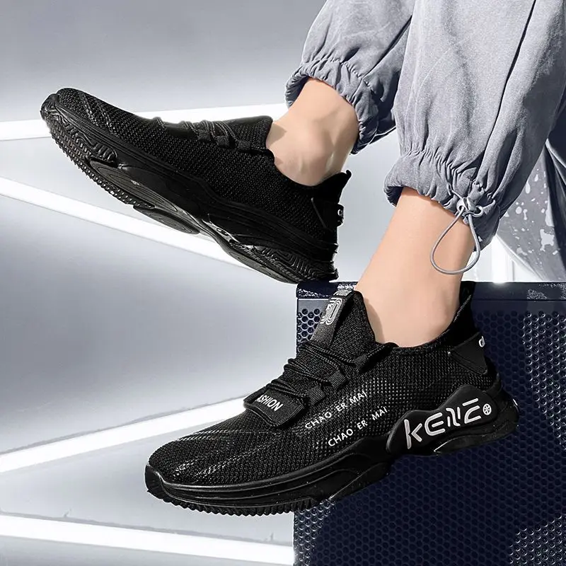 

Men Mesh Shoes Sneakers Breathable Running Shoes Mens Sports Lighweight Lace Up Fashion Male Vulcanize Shoes Trainers Zapatos