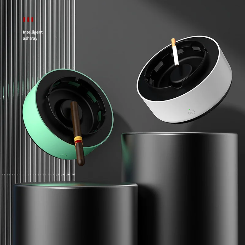 

Air Purifiers Ashtray Smoke Removal Negative Ion Air Purification Ashtray Filter To Remove Odor Second-hand Smoke Home Creative