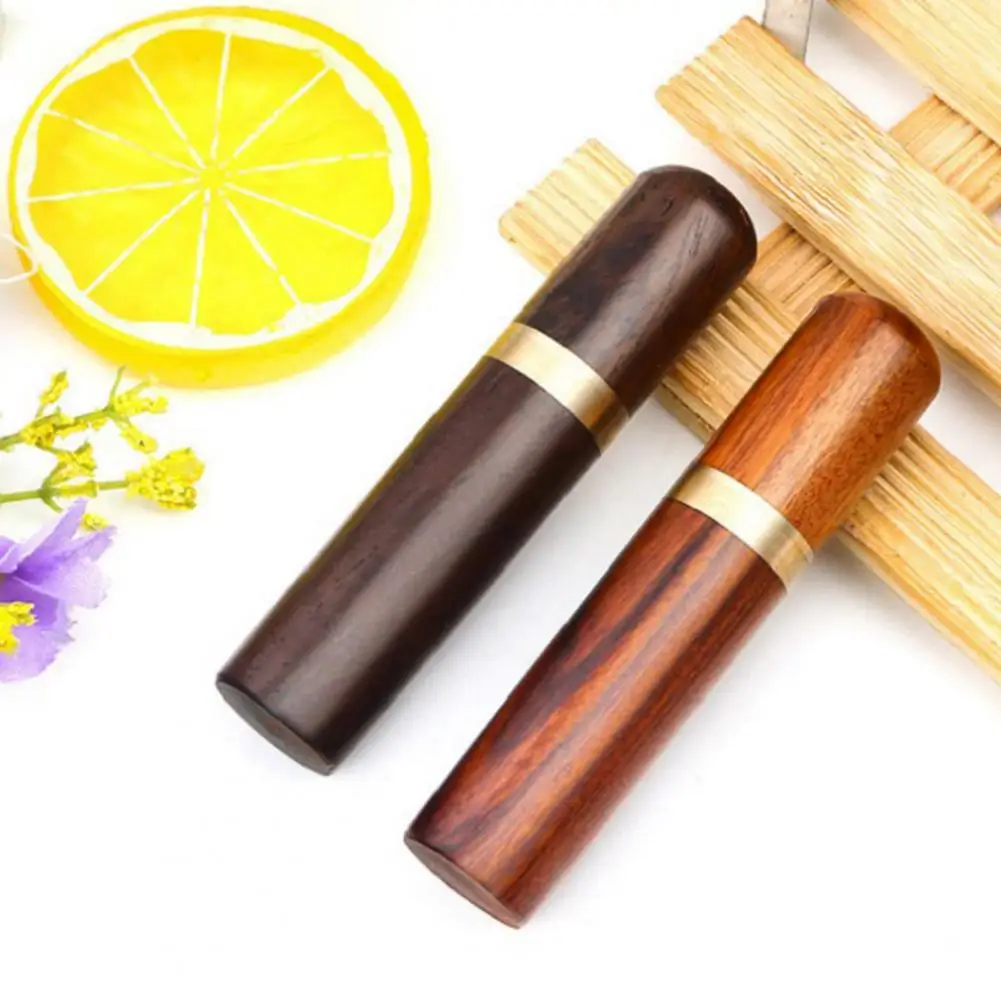 

Needle Storage Bucket Reusable Convenient Wood Dust Proof Eco-friendly Toothpick Holder Bucket for Home