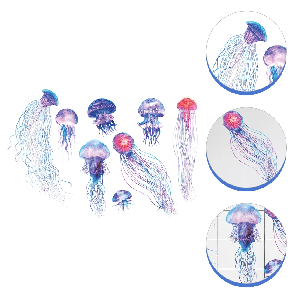 1 Набор настенные наклейки Морская Медуза | Наклейки для стен