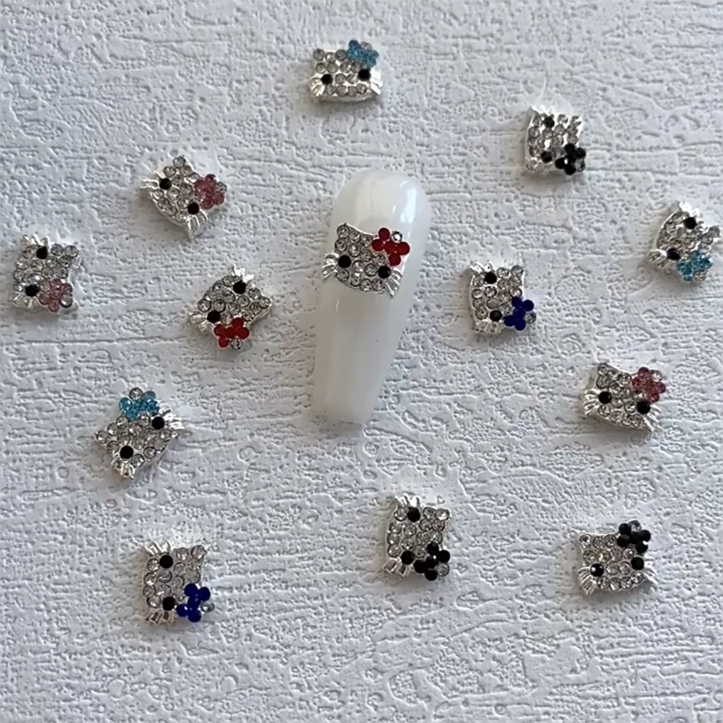 

10 шт., Стикеры для ногтей «Hello Kitty»