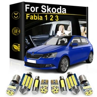 for skoda fabia mk2 mk3 mk1 3 2 1 combi 1999 2007 2010 2011 2015 2016 2019 2021 accessories %e2%80%8bcanbus car interior led light kit
