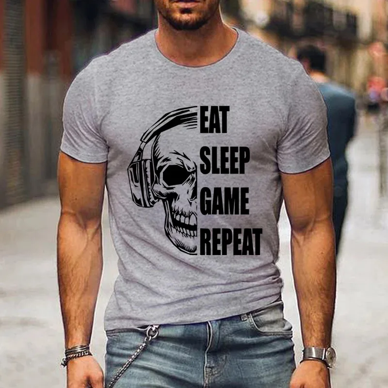 Футболка мужская с принтом в стиле хип-хоп