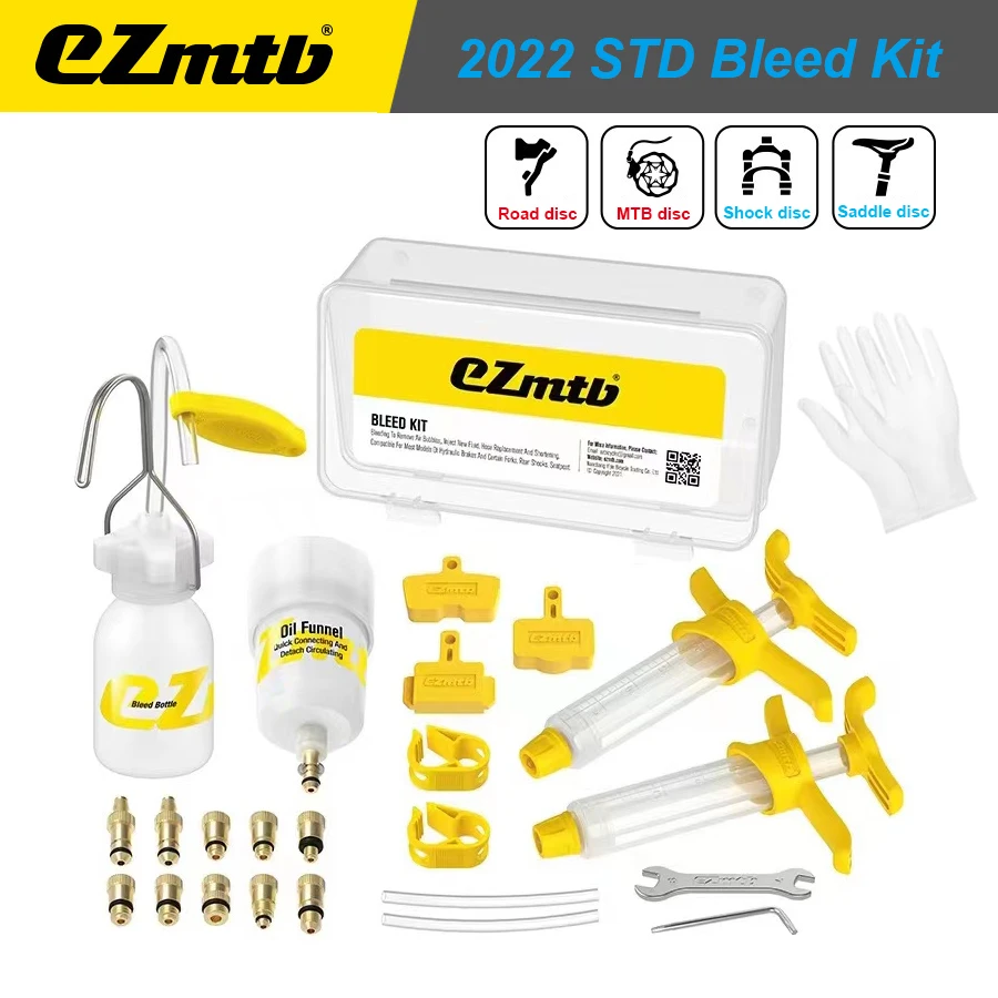 Hydraulic Disc Brake Oil Bleed Kit Tools For Shimano/ Sram/magura/avid/campagnolo Mtb Road Bike Brake