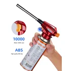 Регулируемая газовая фонарь, Зажигалка из нержавеющей стали, прочная нагревательная груша, бытовая горелка для приготовления пищи, зажигалка, газовый пистолет-распылитель, инструмент