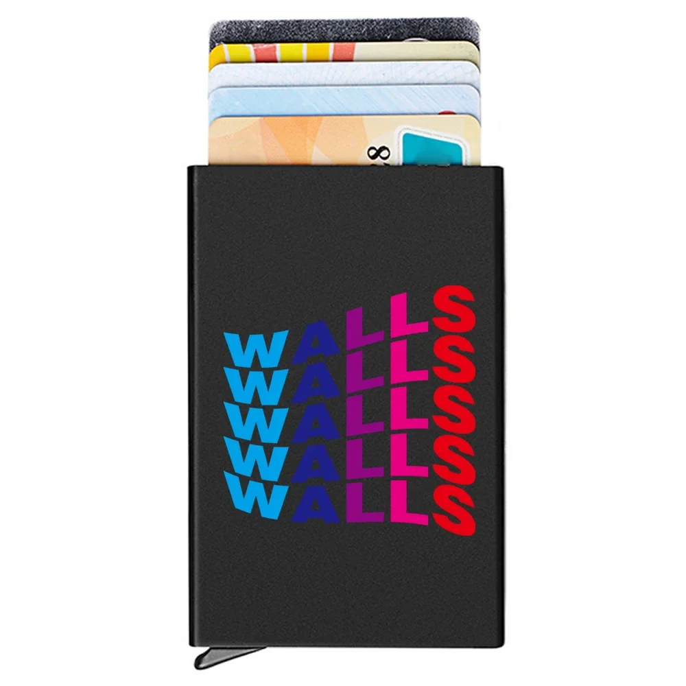 Противоугонная идентификационная кредитная карта минималистичные алюминиевые