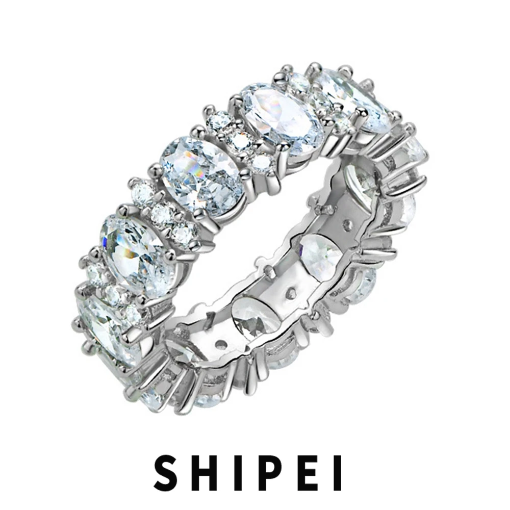 

Женское кольцо из серебра 925 пробы, с овальной огранкой