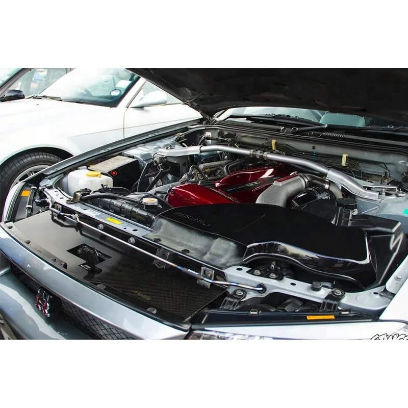 Подходит для Skyline R34 GTR, охлаждающая панель из углеродного волокна, комплект кузова двигателя из глянцевого волокна (art.: 3920d38b4ffec) - 3920d38b4ffec