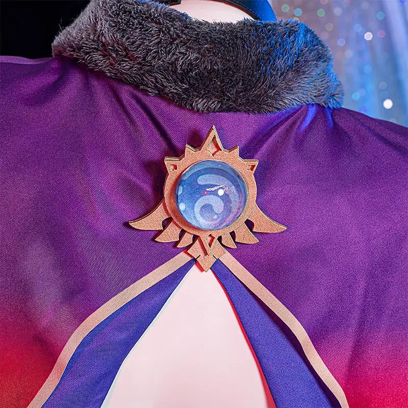 Женский костюм для косплея из аниме геншин ударно Мона