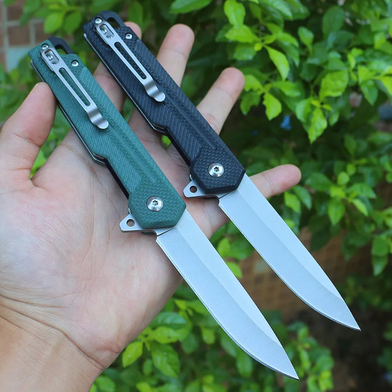 

Hunting Knife Tactical Military Fishing Survival Knife G10 Handle Camping EDC Knives Portable Mini Knife Christmas Gift