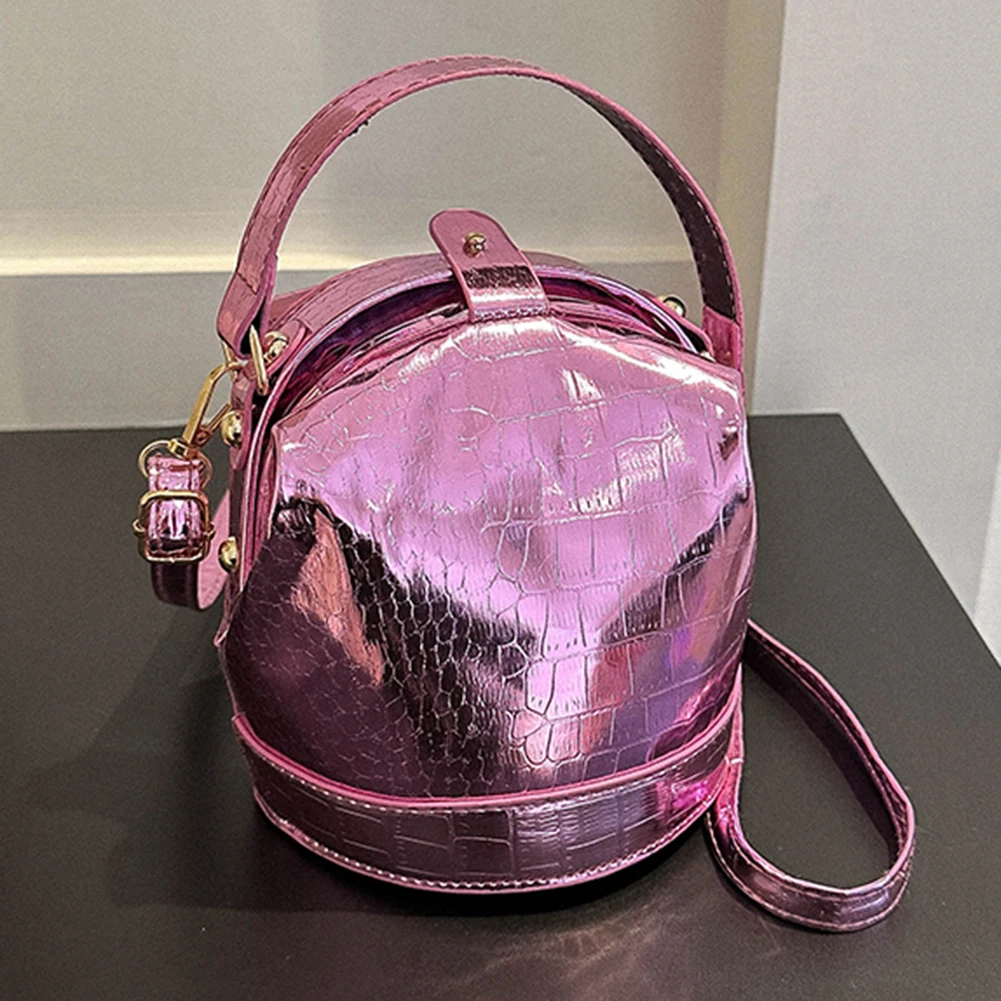 

Solid Bucket Bags Women Temperament Bags Crocodile Pattern Messenger Bags Hobo Shoulder Bag Totes Bags Casual Travel Bag Female