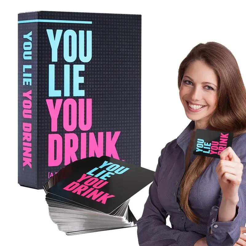 

You Laugh You Drink The Drinking Game Party Game Card Friend Couple Drinking Table Game Drink Challenge Adult Paper Card Famliy