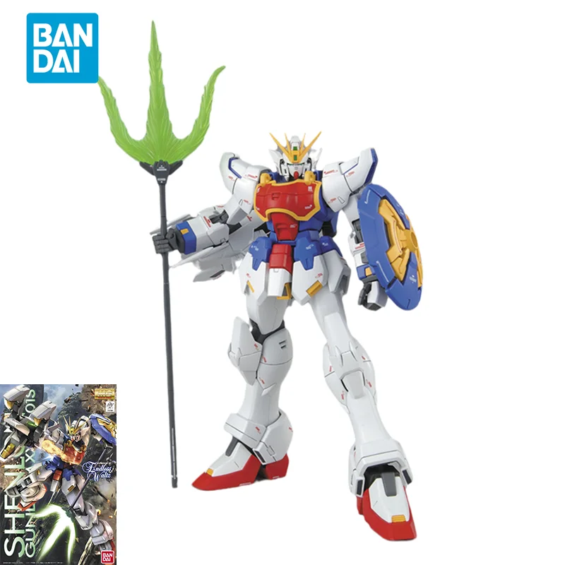 

Bandai Original GUNDAM Anime Model MG 1/100 SHENLONG GUNDAM Endless Waltz Action Figure Assembly Model Toys Gifts for Children