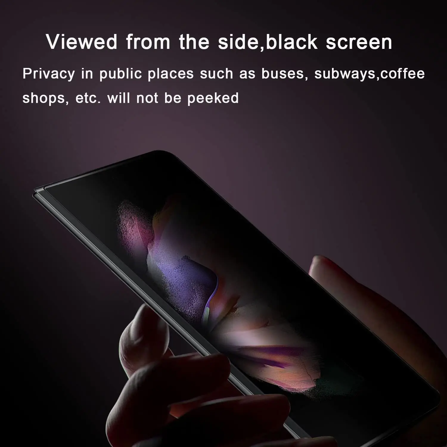 2-4Pcs Anti Spy Tempered Glass For Samsung Galaxy Z Fold 3 Z Fold 4 Screen Protector Privacy Glass