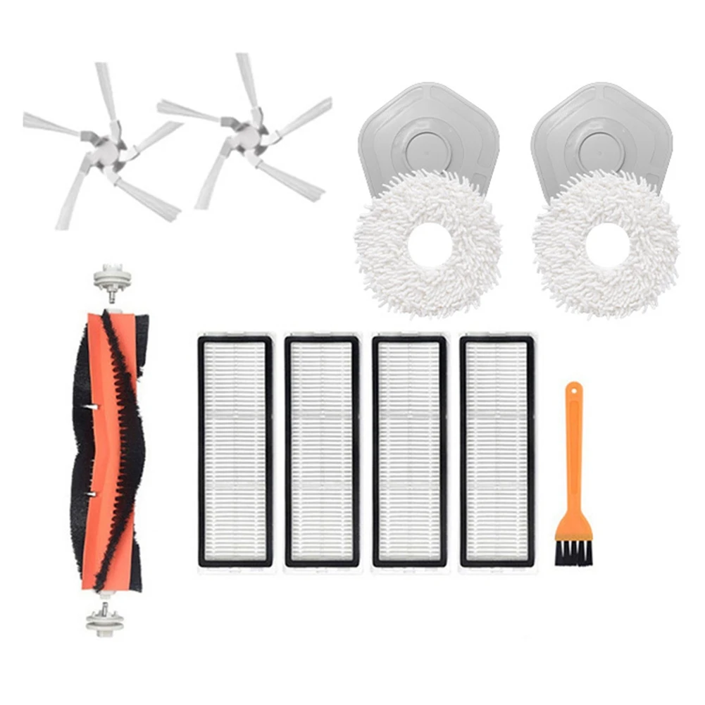 

Аксессуары для самоочищающегося робота-пылесоса Xiaomi Dreame Bot W10, основная боковая щетка, крышка, фильтр НЕРА, насадка на швабру