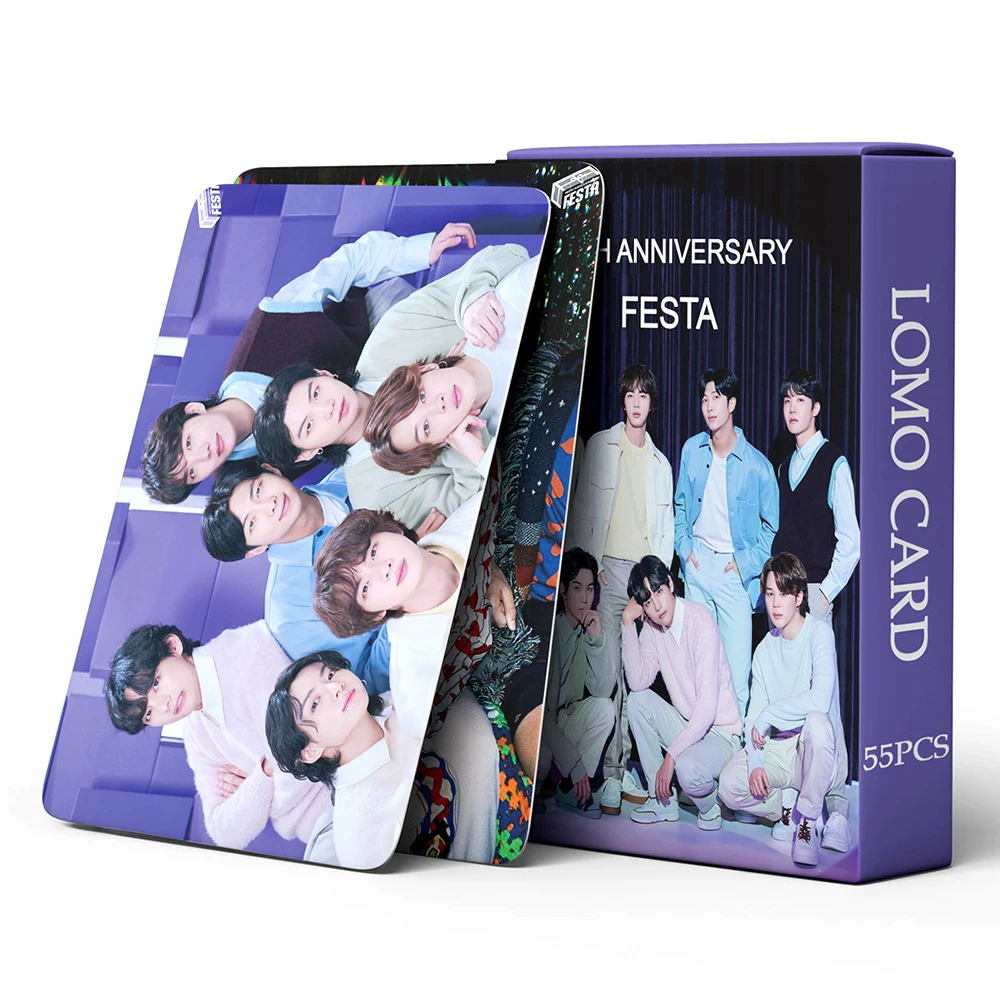 55 шт./набор Kpop новый альбом Lomo карты Высокое качество HD двухсторонние печатные фото карты