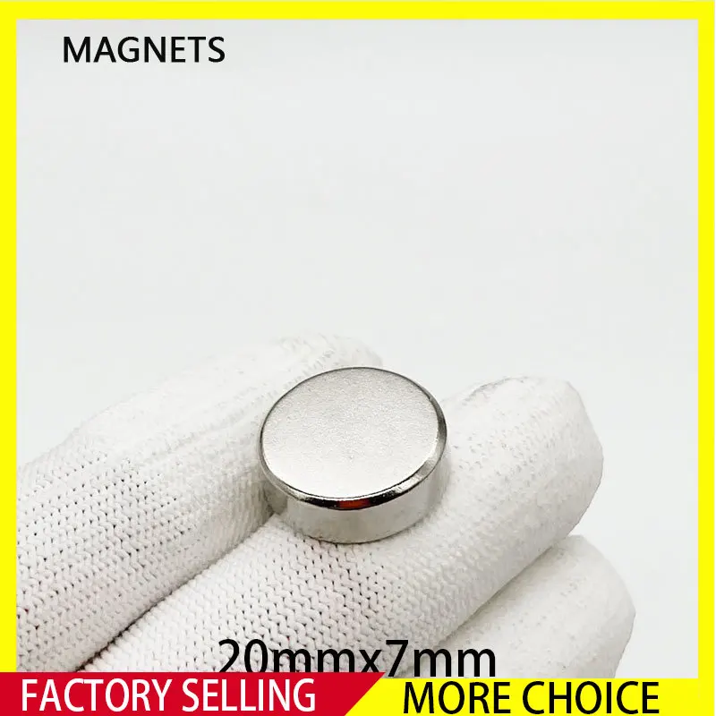 

5~30PCS 20x1 20x1.5 20x2 20x3 20x4 20x5 20x6 20x7 20x8 20x10 20x15 20x30mm N35 Round Strong Permanet Rare Earth Magnet Disc