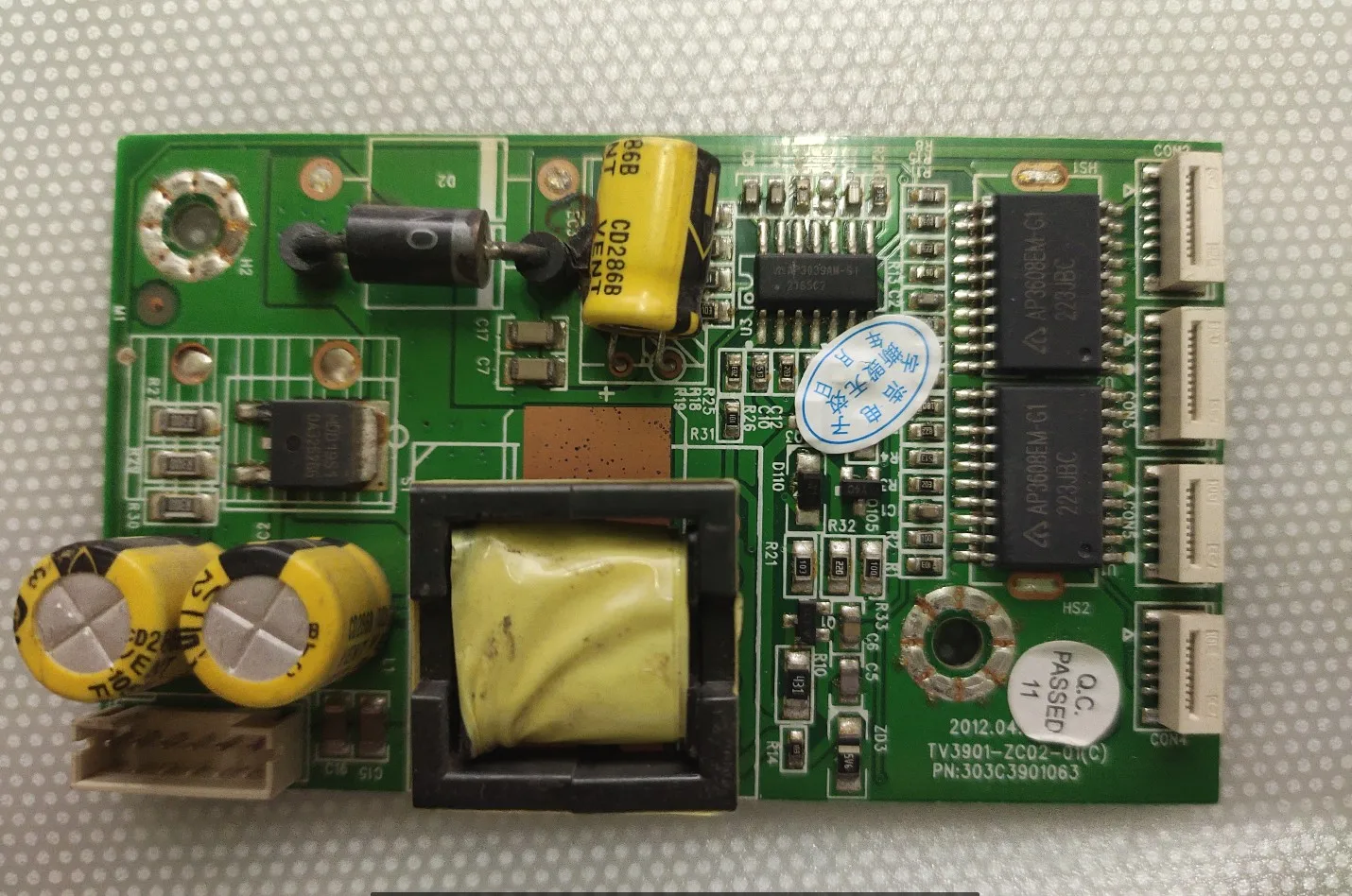 

Хорошо работает, оригинальный блок питания UA32EH5080R UA32EH5300R
