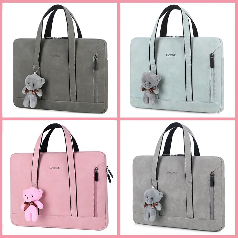 

Light& Portable Laptop Handbag Travel suede Storage Sleeve Case for 11 12 13 14 15 16 inch fit for macbook dell asus matebook