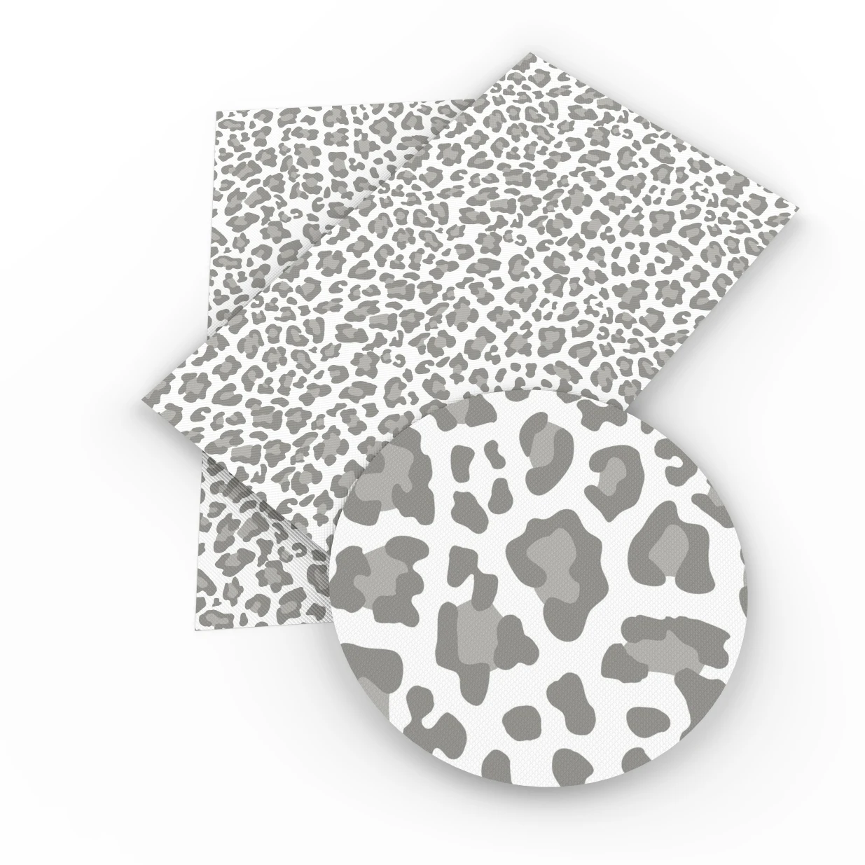 Геометрический Раскраска Леопардовой Шкуры Кожзама DIY Создание Бантиков Сережек Сумок Ручной Работы Винил 20*33см.