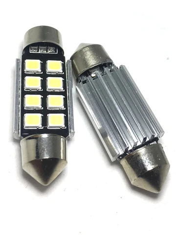 4 шт. купольные лампы 31 мм 36 мм 39 мм 41 мм Festoon 8 smd LED ERROR FREE 5630 5730 CANbus C5W светодиодные лампы для интерьера для чтения белые ледяные синие лампы