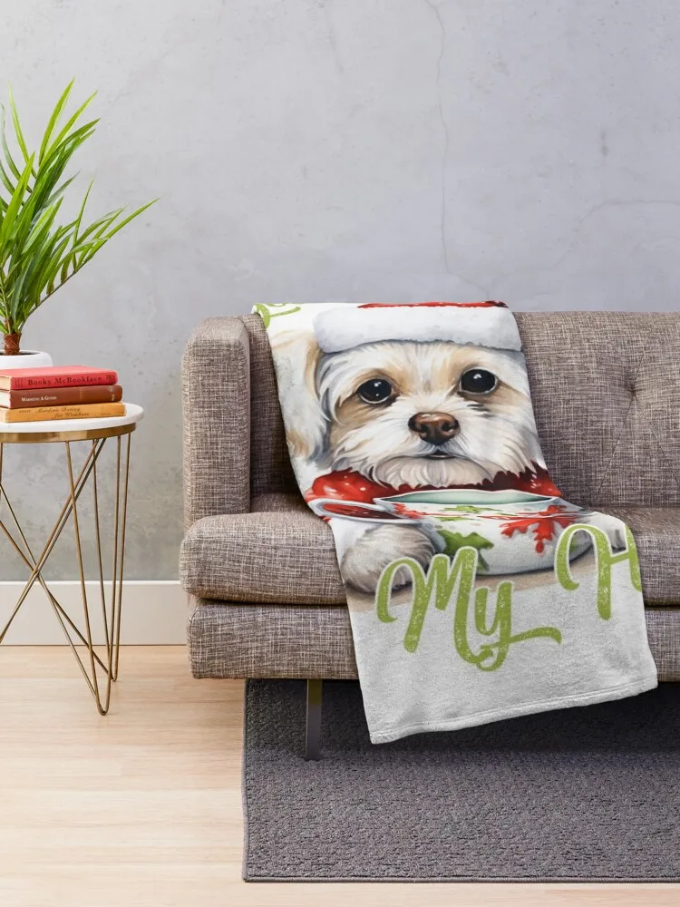 Мальтийский рождественский джемпер одеяло забавный подарок туристические