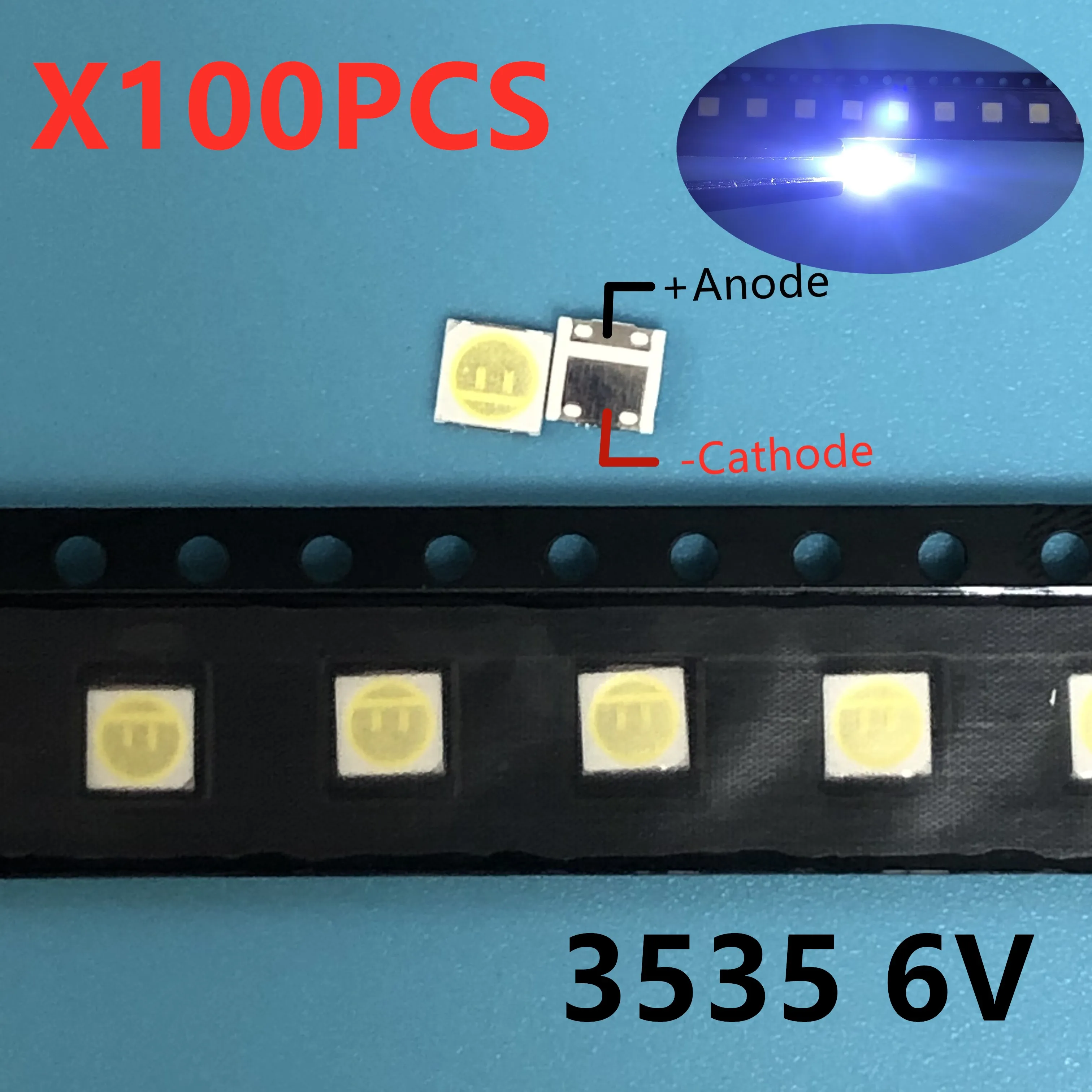 Оригинальная светодиодная подсветка для LG LED 2 Вт 6В/1 3В 100 холодный белый