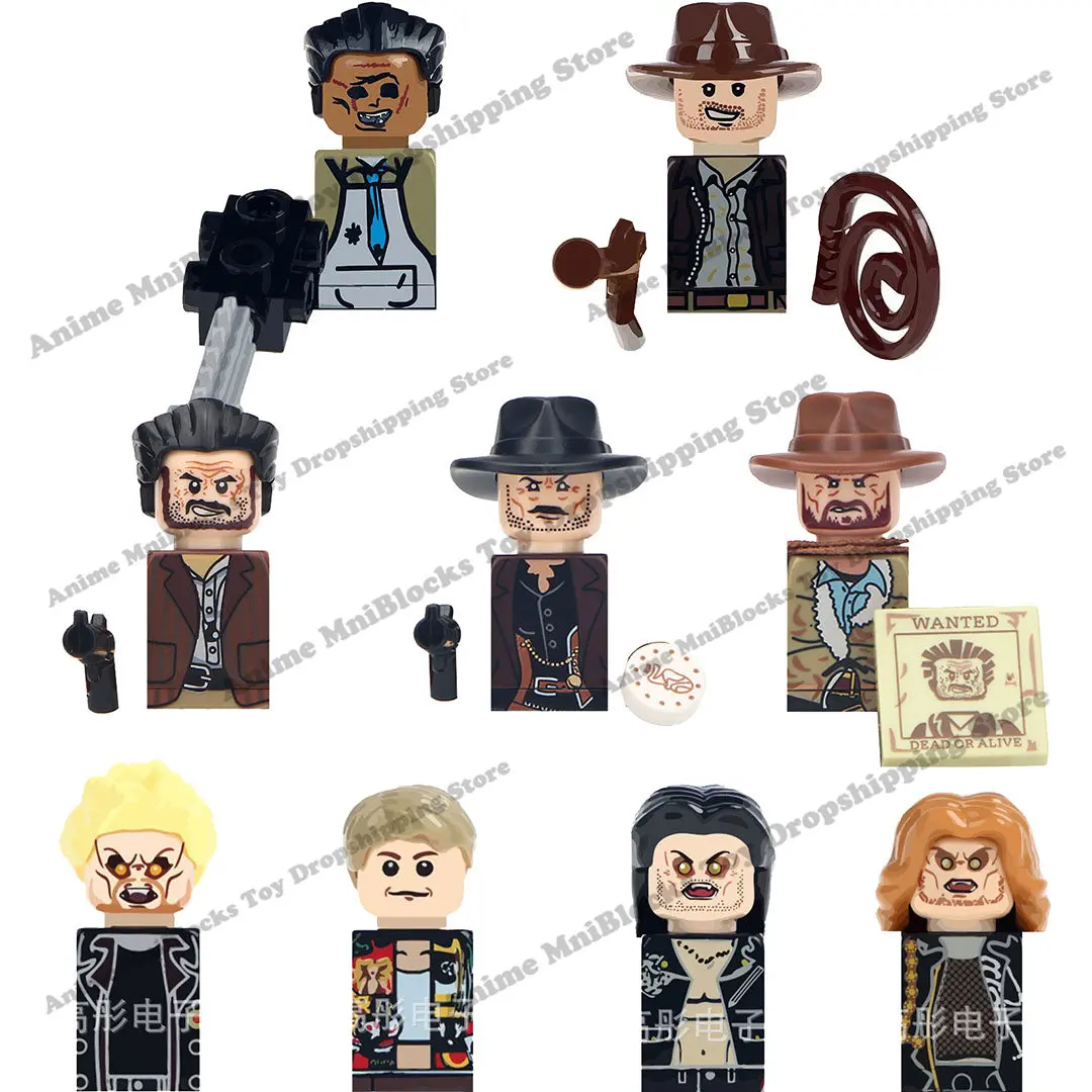 Конструктор WM WM6008 WM6026 WM470 WM818 ковбой Индиана Джонс из аниме «Потерянные Мальчики», мини-фигурки героев, игрушки