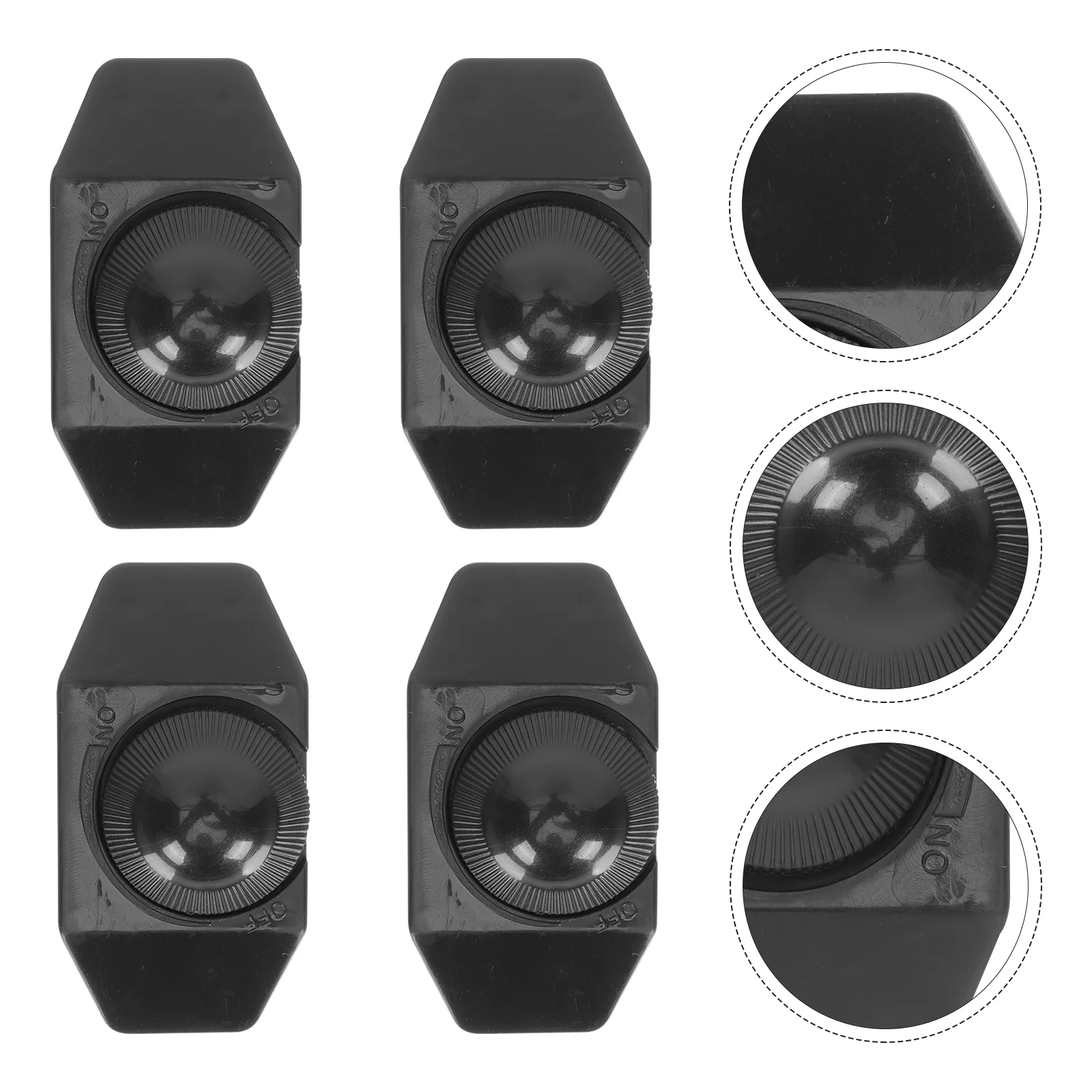 

4pcs Desk Lamp Accessories Desk Light Dimmer Switches Replacement Parts